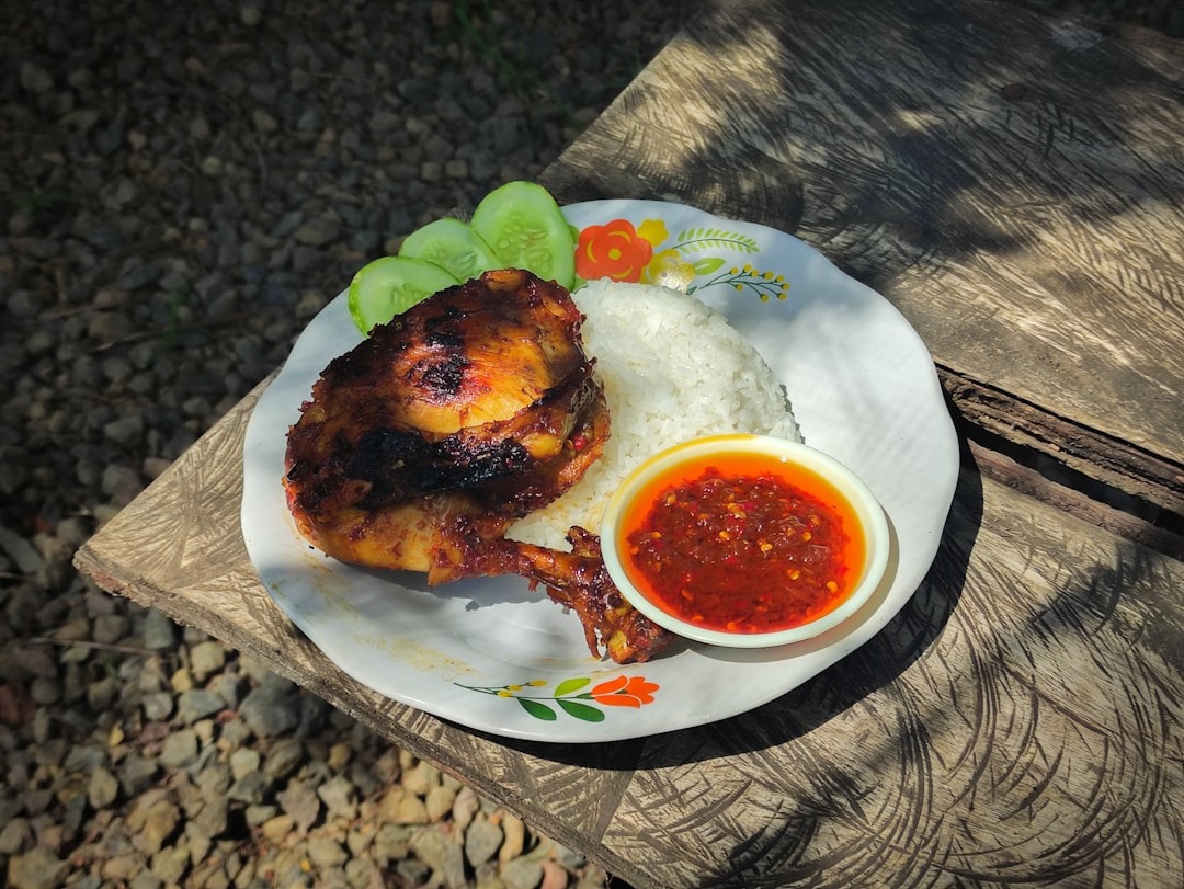 Thai BBQ Chicken Rice (Cơm Gà Nướng Kiểu Thái)