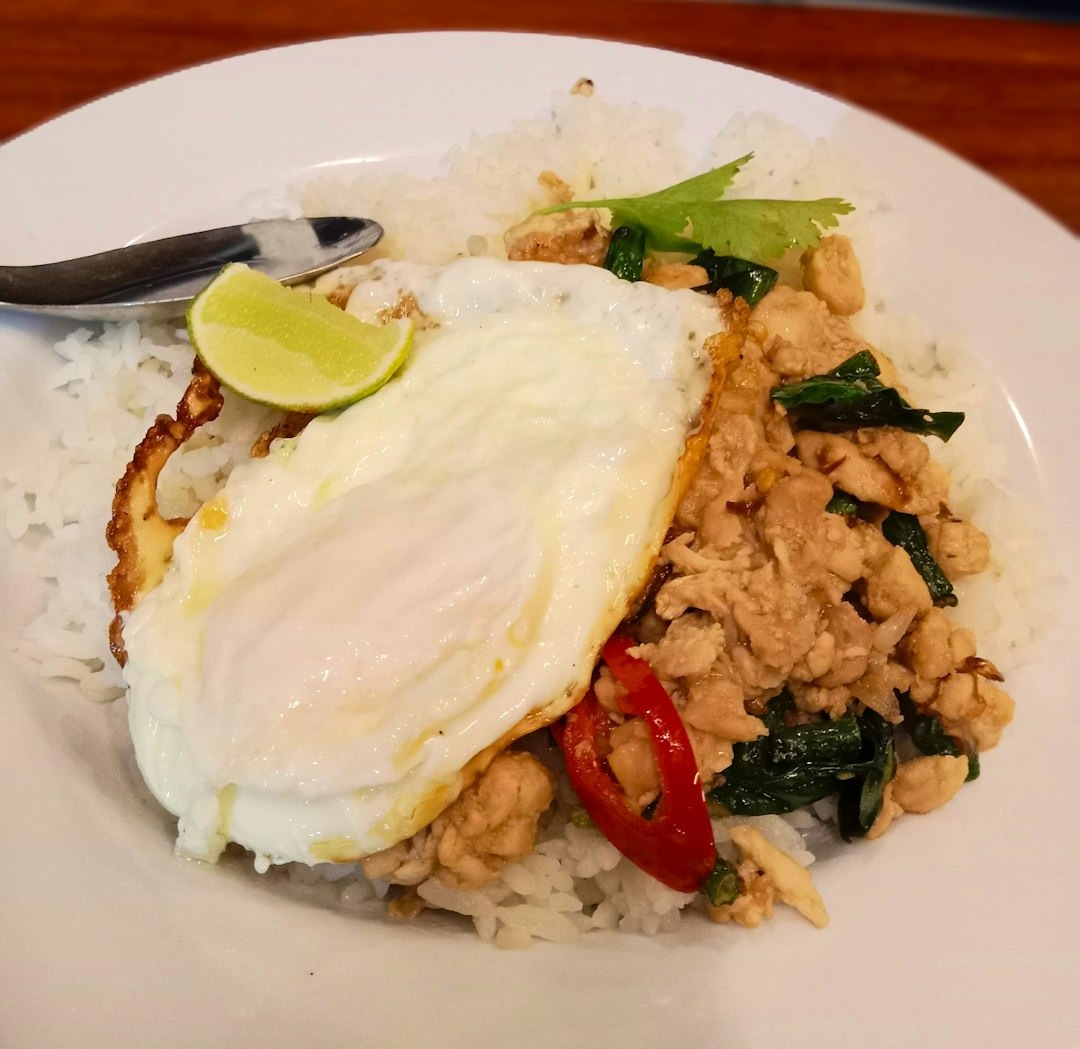 Pad Kra Pao Basil Chicken Rice