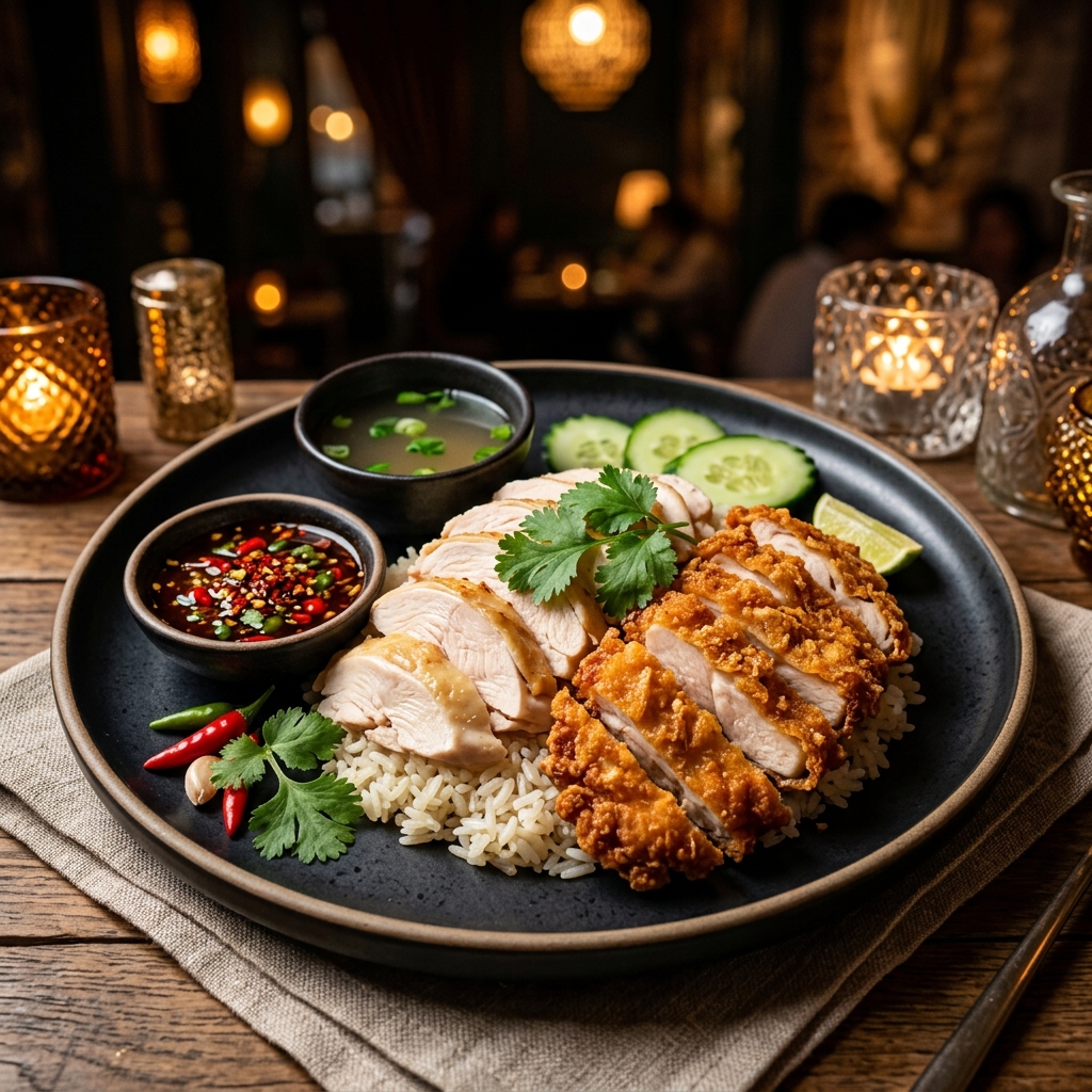 Signature Thai Chicken Rice Plate